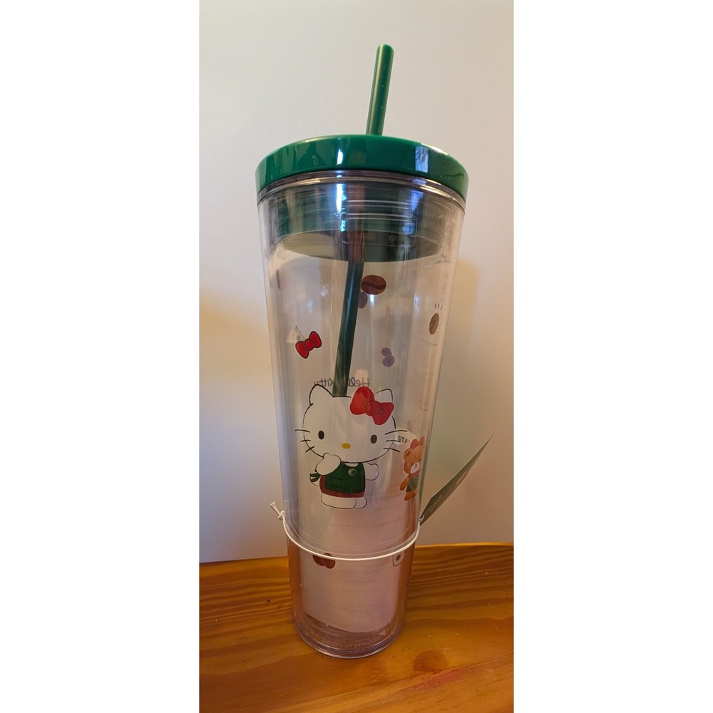 NEW VIRAL 2025 Starbucks Hello Kitty Tumbler - Picture 2 of 3